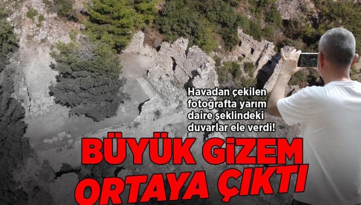 SON DAKİKA: Yarım daire şeklindeki duvarlar dikkat çekti! Büyük gizem ortaya çıktı