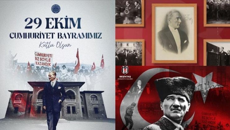 Spor camiasından 29 Ekim Cumhuriyet Bayramı paylaşımları