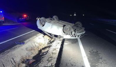 Su kanalına düşen otomobildeki 2 kişi hayatını kaybetti