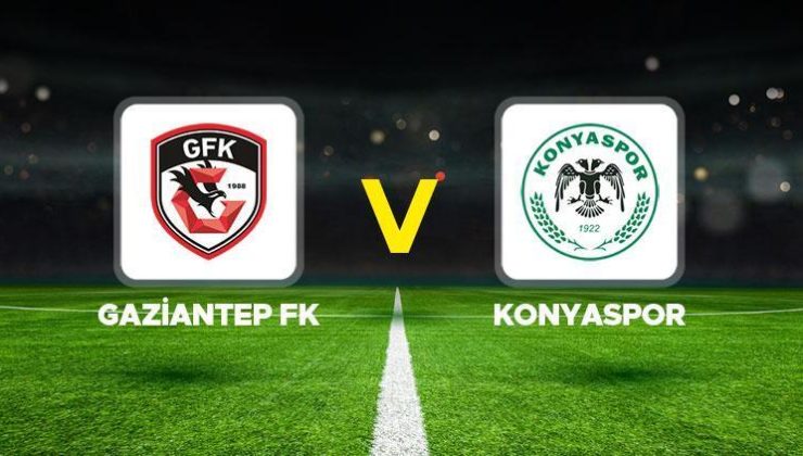 SÜPER LİG 10. HAFTA | Gaziantep FK-Konyaspor maçı ne zaman, saat kaçta, hangi kanalda?