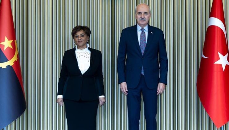 TBMM Başkanı Kurtulmuş, Meclis’te Angola Meclis Başkanı Cerqueira ile görüştü