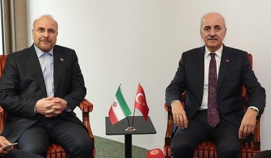 TBMM Başkanı Numan Kurtulmuş, İran İslami Şura Meclisi Başkanı Galibaf ile görüştü