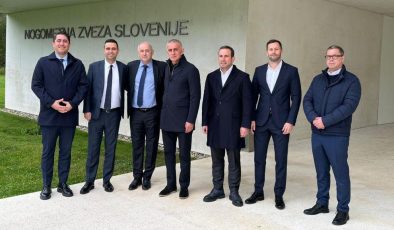 TFF Başkanı Hacıosmanoğlu’ndan Slovenya Futbol Federasyonu’na ziyaret