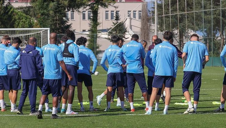 Trabzonspor'da Göztepe hazırlıkları sürüyor