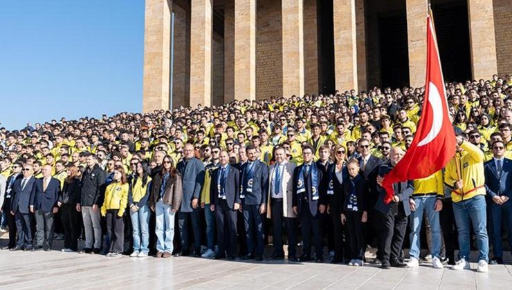 1907 Fenerbahçe Derneği ve 1907 UNİFEB’ten Anıtkabir’e ziyaret