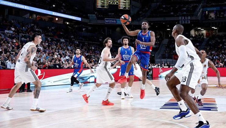 (ÖZET) Real Madrid-Anadolu Efes maç sonucu: 64-74