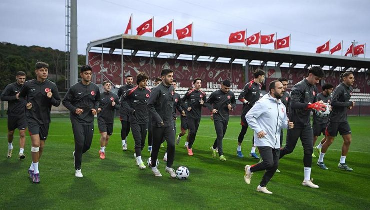 Ümit Milli Futbol Takımı, Sırbistan maçının hazırlıklarına başladı