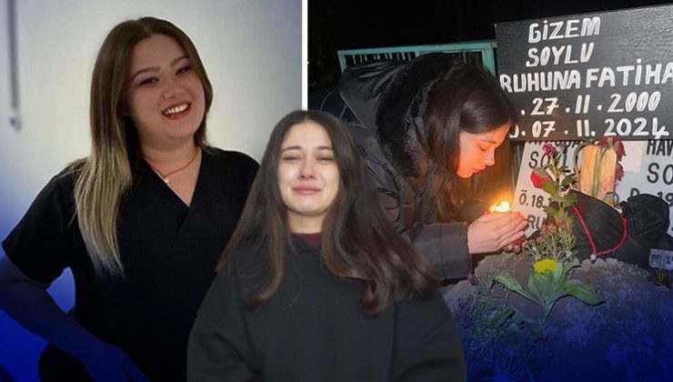 24 yaşındaki Gizem’in kahreden ölümü… İkiz kardeşi, doğum gününde mezarına pasta götürdü