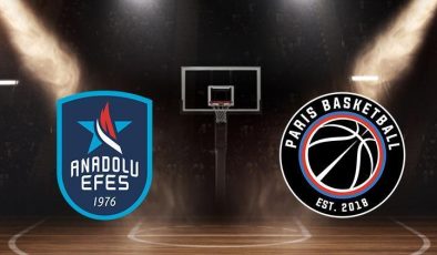 Anadolu Efes – Paris basketbol maçı ne zaman, saat kaçta? EuroLeague Anadolu Efes Paris maçı hangi kanalda?