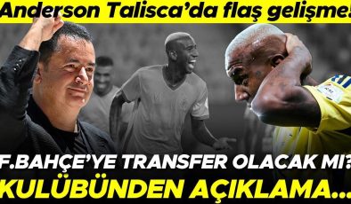 Anderson Talisca transferinde flaş gelişme! Fenerbahçe derken kulübünden açıklama…