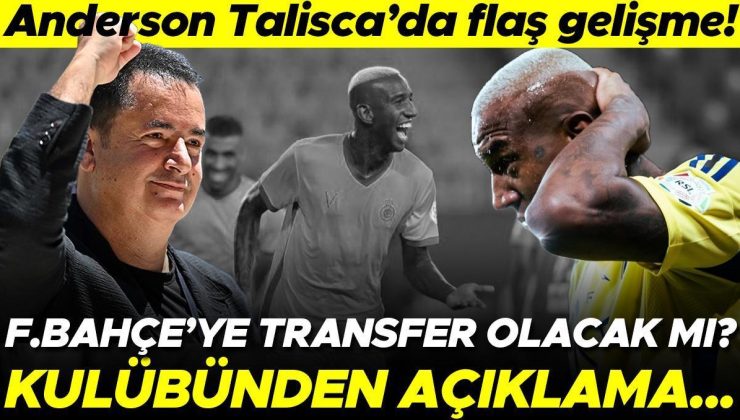 Anderson Talisca transferinde flaş gelişme! Fenerbahçe derken kulübünden açıklama…