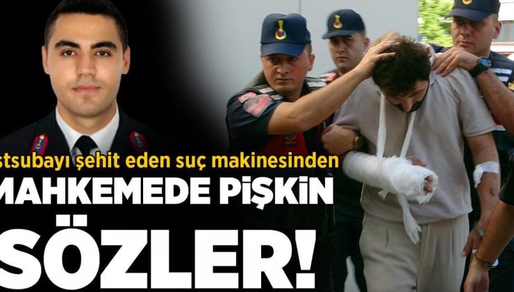 Astsubayı şehit eden suç makinesinden pişkin sözler: Ben de ölebilirdim