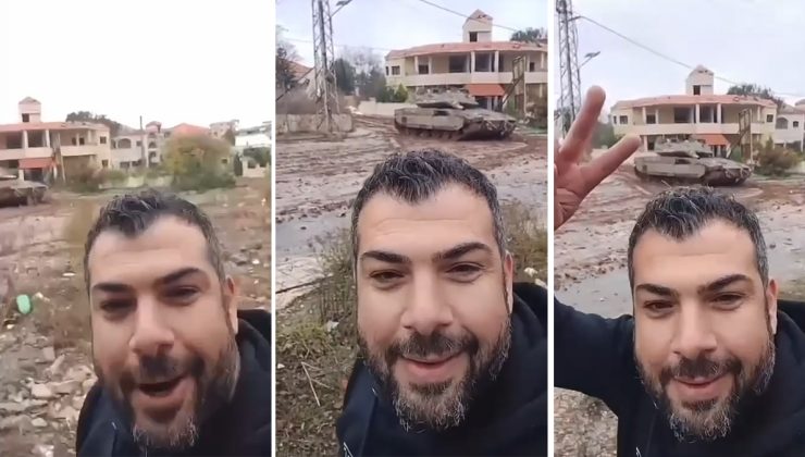 Ateşkes işe yaramış! Tankla tek başına dalga geçti…