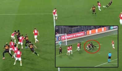 AZ Alkmaar – Galatasaray maçının kader anı! Osimhen’in golü ofsayta takıldı, penaltı beklentisi sonuçsuz kaldı