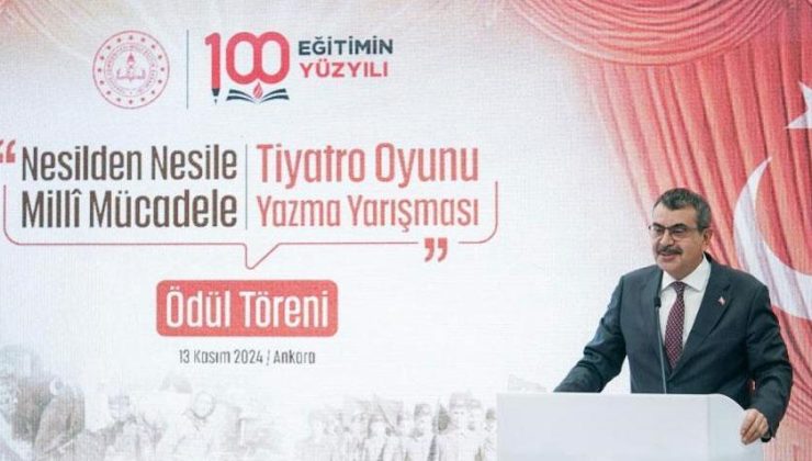 Bakan Tekin: Sanatçı yetiştirme sürecinde sorumluluğumuzun farkındayız