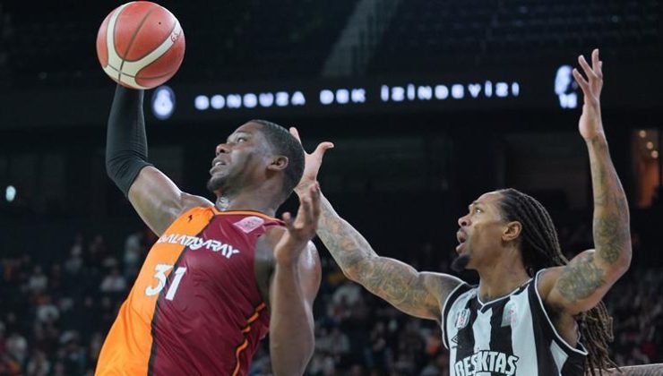 Basketbolda derbiyi Galatasaray kazandı! Beşiktaş Fibabanka…