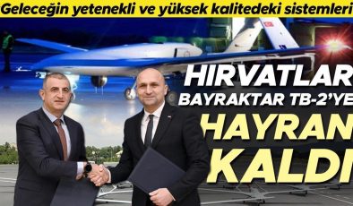 Bayraktar TB2’ye hayran kaldılar: Hırvat basını övgüyle bahsetti… ‘Geleceğin yetenekli ve yüksek kalitedeki sistemleri’