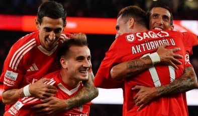 Benfica 7 golle şov yaptı, Kerem Aktükoğlu yine attı! Tam 12 gol katkısı…