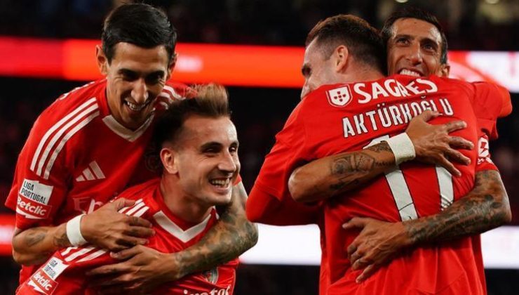 Benfica 7 golle şov yaptı, Kerem Aktükoğlu yine attı! Tam 12 gol katkısı…