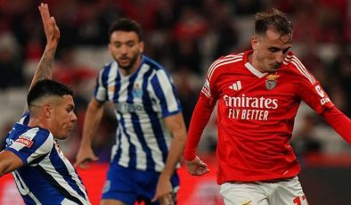 Benfica, Porto’yu darmadağın etti! Kerem Aktürkoğlu ve Orkun Kökçü…