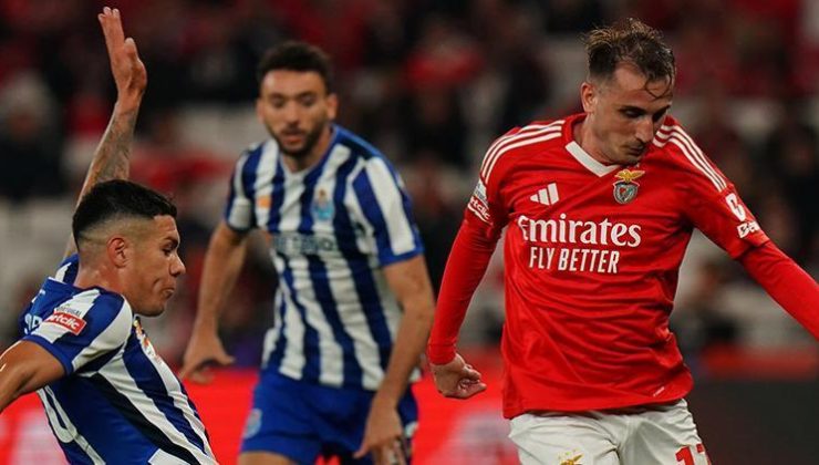 Benfica, Porto’yu darmadağın etti! Kerem Aktürkoğlu ve Orkun Kökçü…