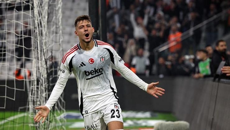 Beşiktaş'ın Ernest Muçi'nin 3. golü Kasımpaşa'ya