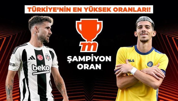 Beşiktaş’ta hedef Maccabi karşısında mutlak galibiyet! Türkiye’nin en yüksek oranları Misli’de…