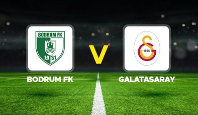 Bodrum FK Galatasaray maçı ne zaman saat kaçta hangi kanalda? Muhtemel 11’ler