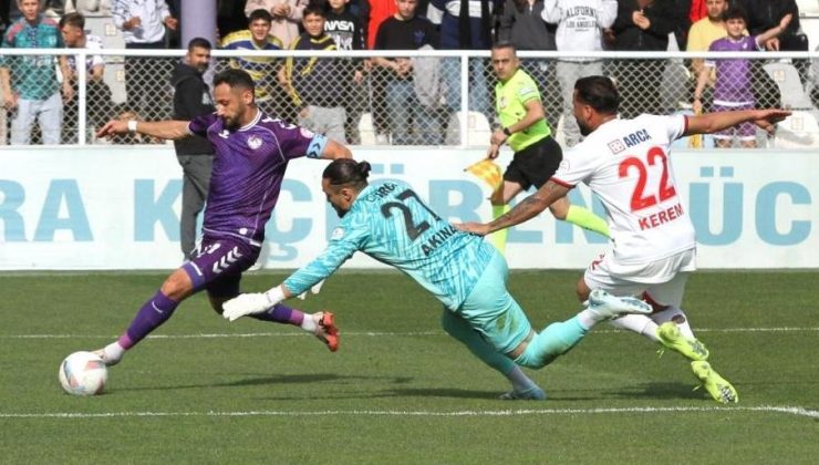 Çorum FK, Ankara Keçiörengücü’nü 3-2 ile geçti