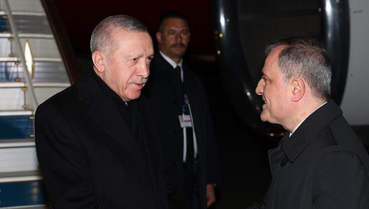 Cumhurbaşkanı Erdoğan Azerbaycan’da