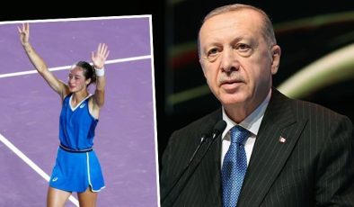 Cumhurbaşkanı Erdoğan’dan milli sporcu Zeynep Sönmez’e tebrik