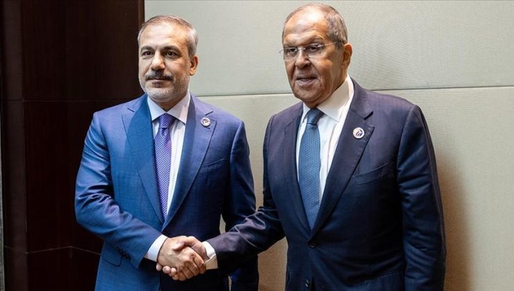 Dışişleri Bakanı Hakan Fidan, Rus mevkidaşı Lavrov ile görüştü