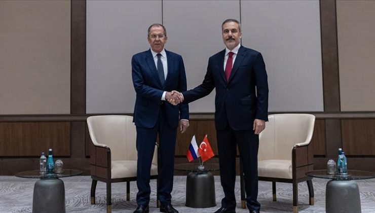 Dışişleri Bakanı Hakan Fidan, Rus mevkidaşı Lavrov ile görüştü