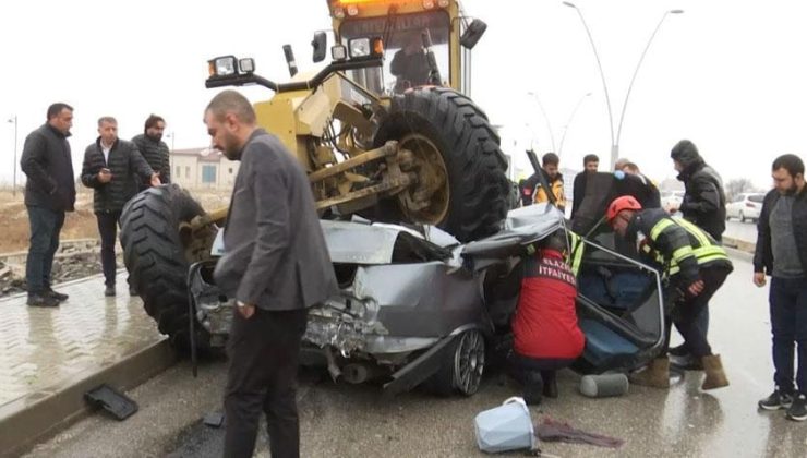 Elâzığ’da korkunç kaza! İş makinesinin altına feci şekilde can verdi