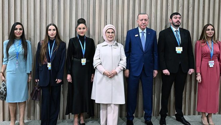 Emine Erdoğan, Azerbaycan, Kırgızistan ve Özbekistan liderlerinin eşleriyle görüştü