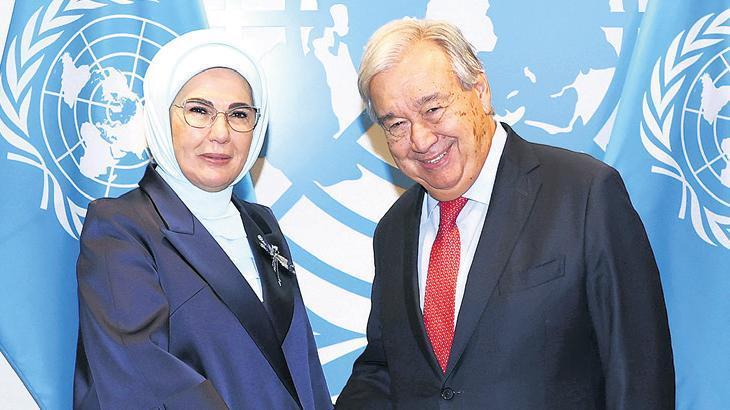 Emine Erdoğan COP29’da BM Genel Sekreteri Guterres ile görüşecek