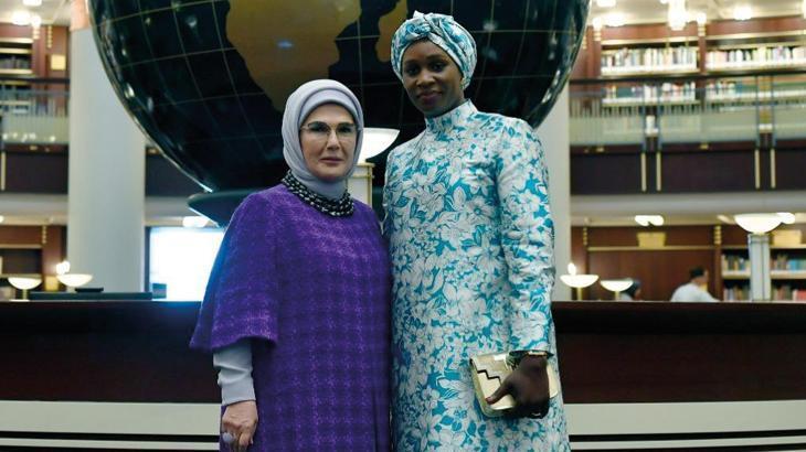 Emine Erdoğan, Senegal Cumhurbaşkanının eşi Marie Khone Fay ile görüştü