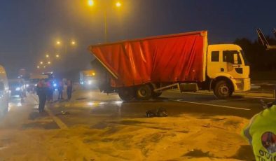 Esenyurt TEM’de tanker kazası! Trafikte son durum…