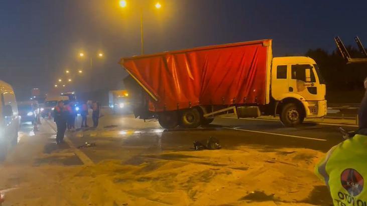 Esenyurt TEM’de tanker kazası! Trafikte son durum…