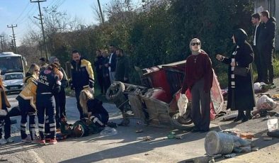 Feci kaza! Baba olay yerinde hayatını kaybetti, oğlu ağır yaralandı