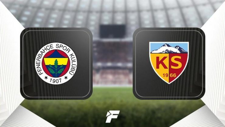 Fenerbahçe-Kayserispor maçı öncesi son dakika! Yıldız futbolcular geri döndü