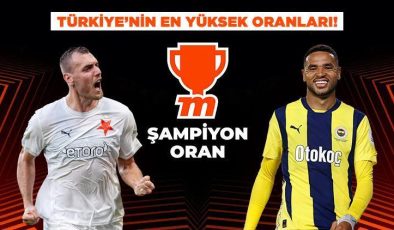 Fenerbahçe galibiyet için Slavia Prag karşısında! Yüksek oranlar Misli’de…