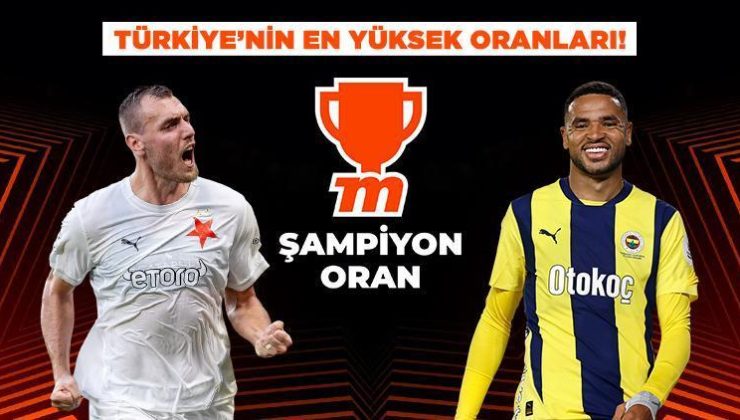 Fenerbahçe galibiyet için Slavia Prag karşısında! Yüksek oranlar Misli’de…