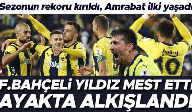 Fenerbahçeli yıldız mest etti, taraftar ayakta alkışladı! Sezon rekoru kırıldı, Amrabat bir ilki yaşadı