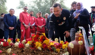 Galatasaray kafilesi Bodrum’da Yiğit Kurt’un mezarını ziyaret etti