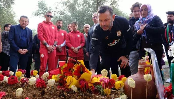 Galatasaray kafilesi maça giderken hayatını kaybeden Yiğit Kurt'u unutmadı