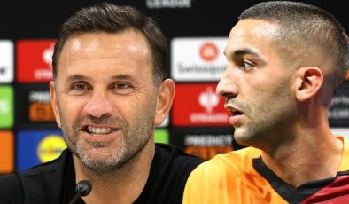 Galatasaray Teknik Direktörü Okan Buruk'tan Hakim Ziyech'in sözleşmesine ilişkin açıklama: Oynama sayısını doldurursa uzuyor!