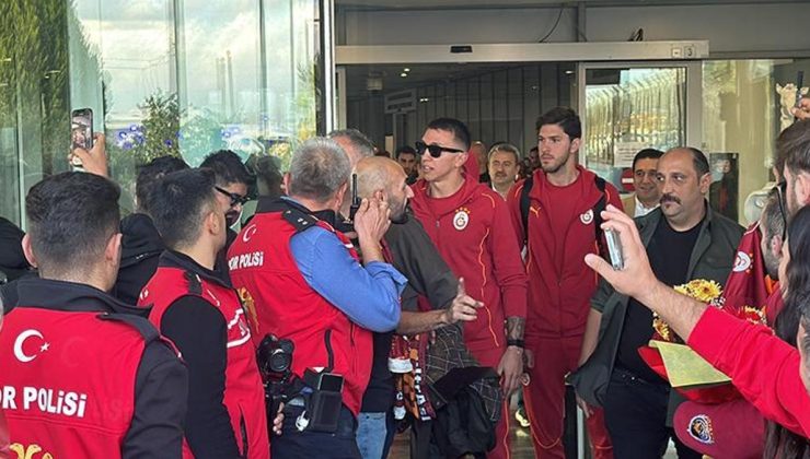 Galatasaray'a Bodrum'da coşkulu karşılama!