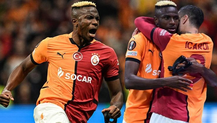 Galatasaray'da Victor Osimhen şov sürüyor! Avrupa'da da açılışı yaptı…