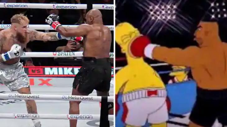 HABERLER: Mike Tyson-Jake Paul boks maçı Simpsonlar’da! ‘Kahin dizi’ yine bildi: 1998 yılındaki bölümde büyük benzerlik!